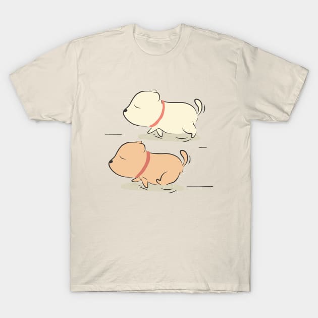 running dog T-Shirt by rockyteam